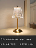 Ornate Crystal Table Lamp