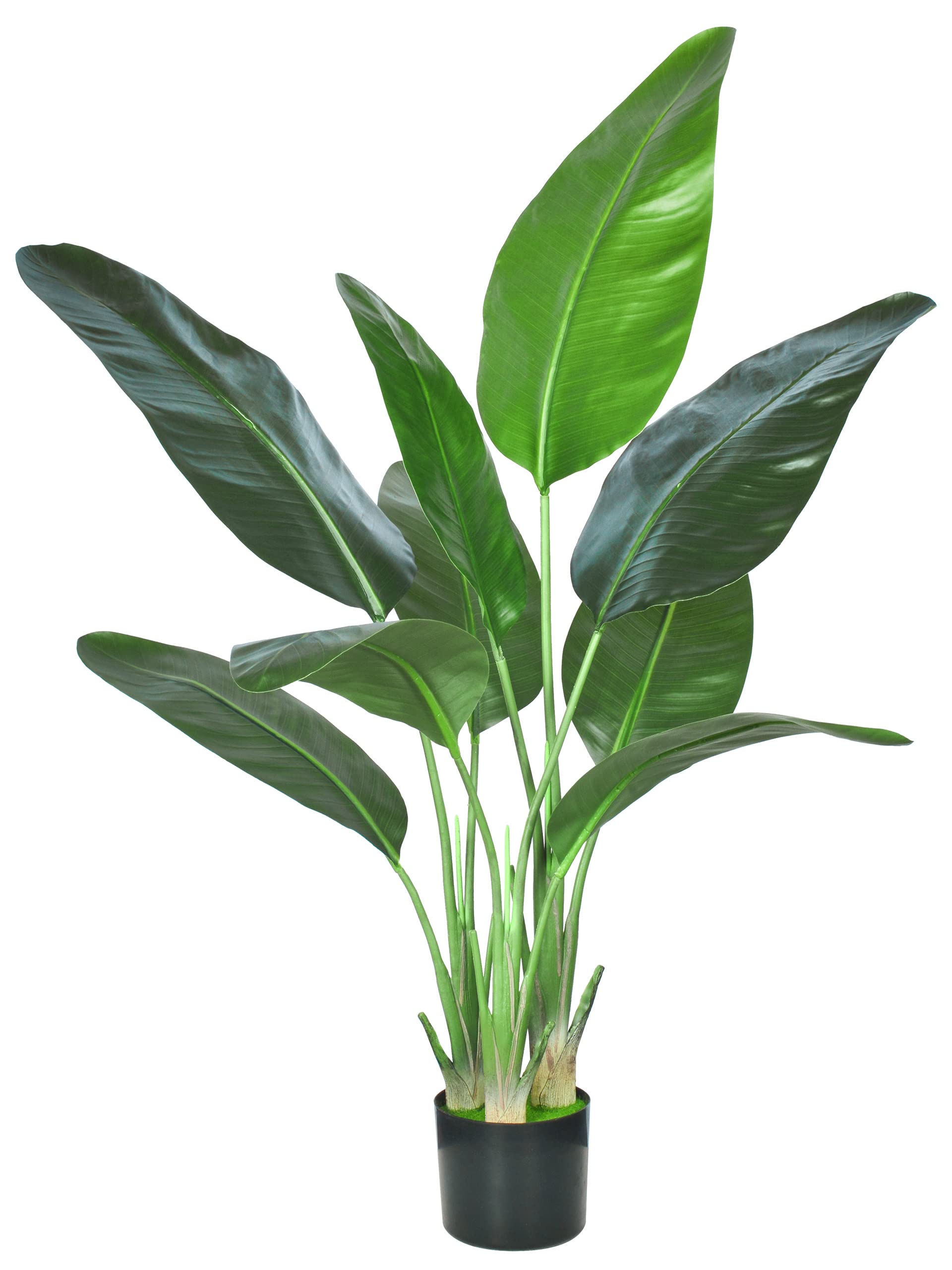 Artificial Bird of Paradise Potted Plant with Real Touch Leaves