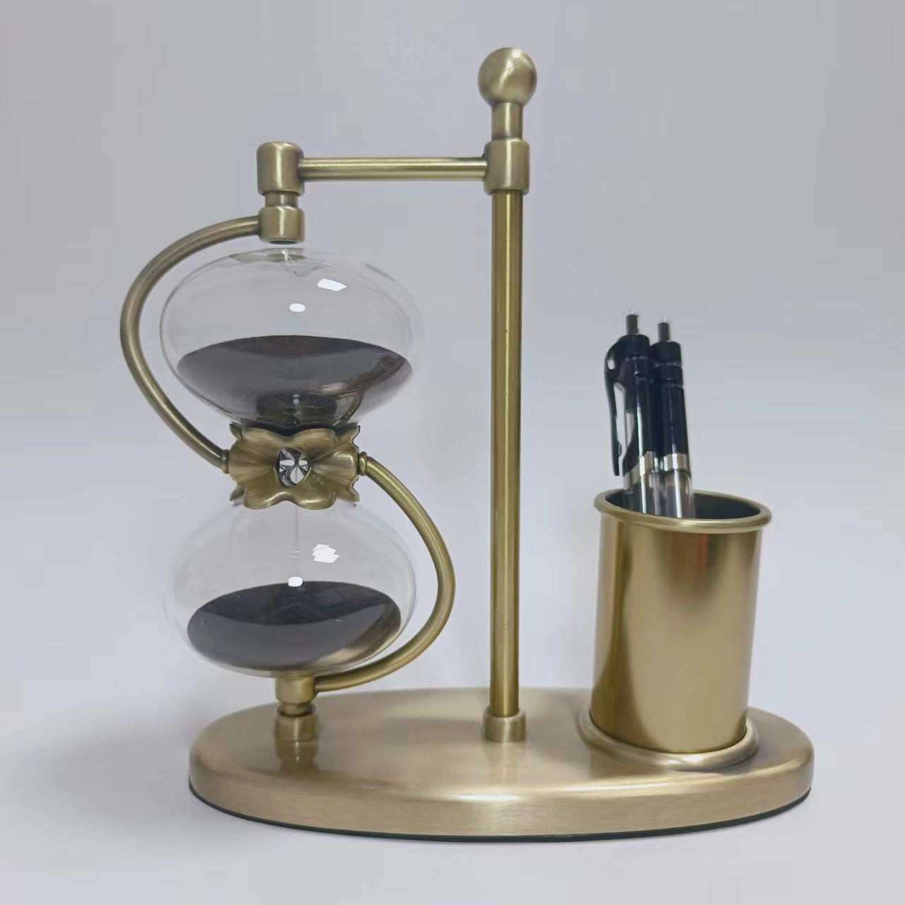 Hourglass Timer and Pen Holder