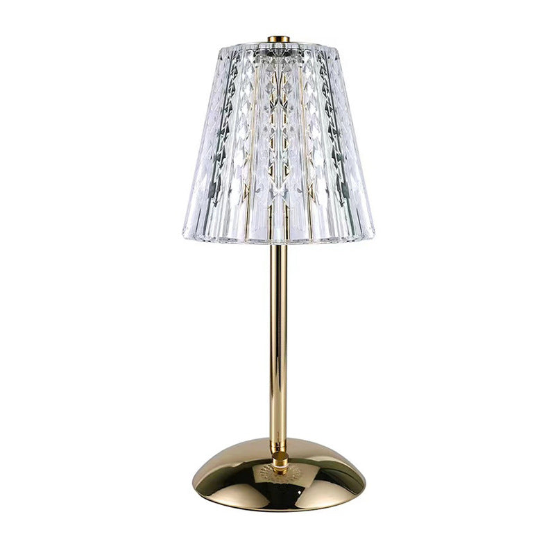 Ornate Crystal Table Lamp
